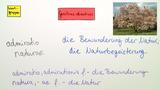 Übersetzungsübungen zum Genitivus subiectivus und obiectivus anhand von  Ausdrücken
