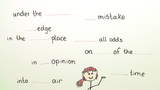 Prepositional Phrases Übungsvideo