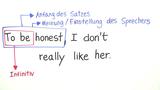 Infinitiv in bestimmten Redewendungen / Infinitive in special phrases