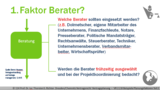 VR 2.2.8 Welche Auswirkungen haben Planungsfaktoren z.B. auf die Vertragsinhalte? Teil 2