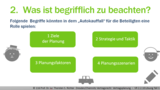 VR 2.2.10 Wie sind die Fragen des Ausgangsfalls zur Vertragsplanung zu beantworten? Teil 1