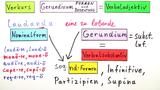 Gerundivum (1) - Formen und Bedeutung