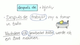 Antes de / Después de + Infinitiv