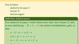 Vektorräume und Untervektorräume (Teil 1 von 3) Vektorräume und Untervektorräume (Teil 1 von 3)