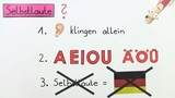 Wie erkenne ich Selbstlaute?