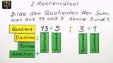 Aus Sachaufgaben Rechenausdrücke aufstellen