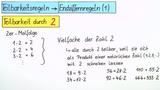 Teilbarkeitsregeln - Endziffernregeln (1)