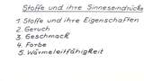 Stoffe und ihre Sinneseindrücke