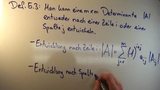 Laplacescher Entwicklungssatz für Determinanten