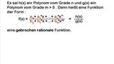 Gebrochenrationale Funktion: Definition und Beispiele