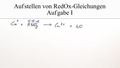 RedOx Aufgabe I