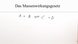 Das Massenwirkungsgesetz