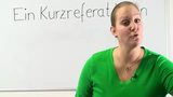 Ein Kurzreferat halten - die Frontalversion