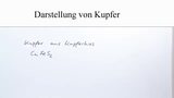 Darstellung von Kupfer