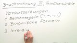 Bruchrechnung, Teil 3 (Tricks)