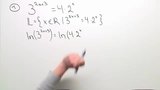 Übung zu Exponentialgleichungen 1