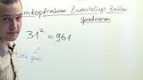 Extremkopfrechnen: zweistellige Zahlen quadrieren