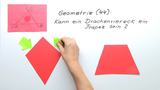Geometrie (44) Kann ein Drachenviereck ein Trapez sein?
