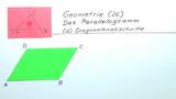 Geometrie (26) Das Parallelogramm (d) Diagonalenabschnitte