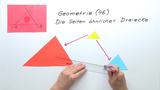 Geometrie (46) Die Seiten ähnlicher Dreiecke
