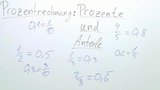 Prozentrechnung: Anteile