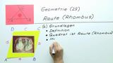 Geometrie (30) Raute (Rhombus) (b) Umfang und Flächeninhalt