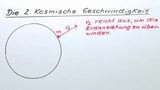 Die zweite kosmische Geschwindigkeit