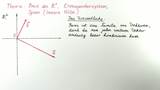 Kap2 Theorie 2: Basis des IR^n, lineare Hülle, Erzeugendensystem