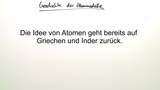 Vertiefung: Das Bohrsche Atommodell Vertiefung: Das Bohrsche Atommodell