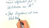 Vektorprodukt bzw Kreuzprodukt