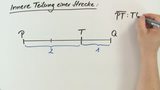 Innere und äußere Teilung einer Strecke