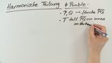 Harmonische Teilung einer Strecke