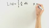 Natürlicher Logarithmus als Integralfunktion