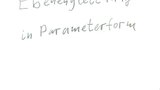 Ebenen in Parameterform