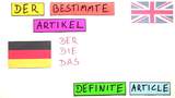 Der bestimmte Arikel / Definite article Der bestimmte Arikel / Definite article