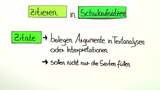 Zitieren in Schulaufsätzen