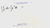 Stammfunktionen von Wurzeln und Potenzen mit negativem Exponenten