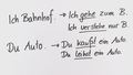 Verben nach Flexion